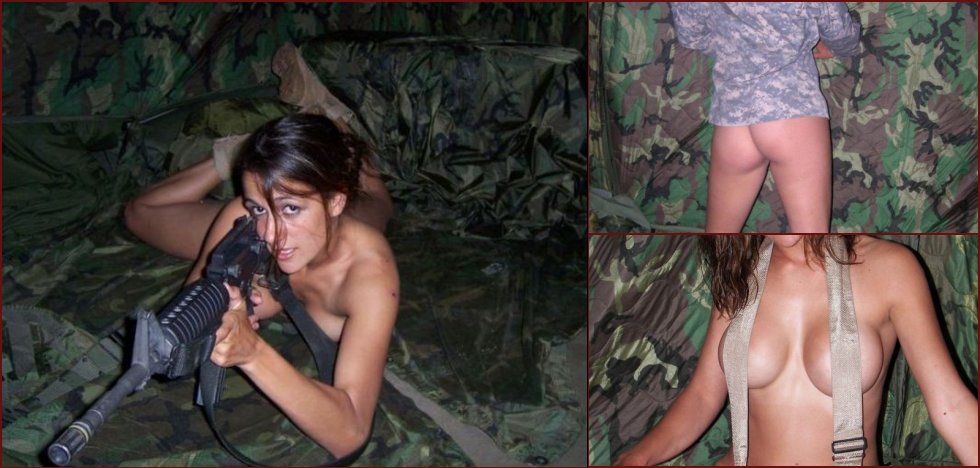 A girl in a military uniform - 20090107