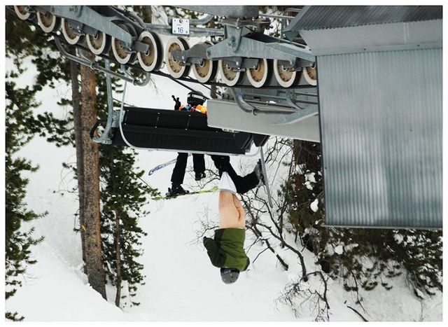 A mishap on a chairlift - 02