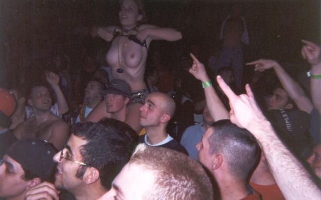 Topless girls on the concerts and festivals - 05