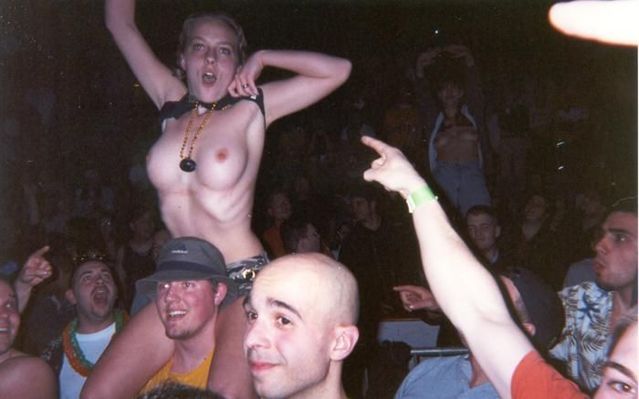 Topless girls on the concerts and festivals - 06