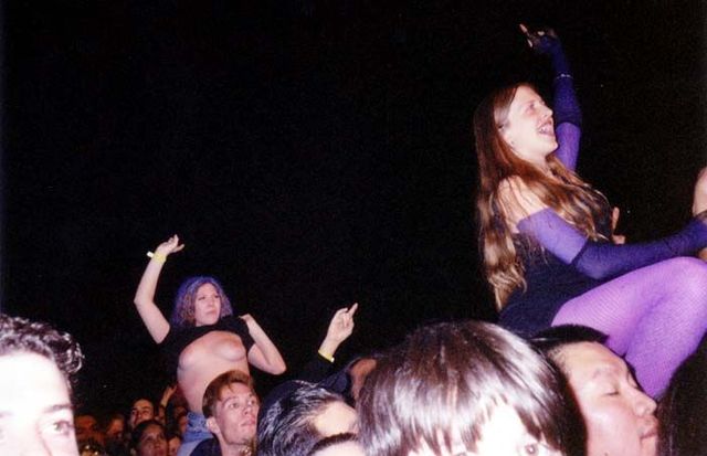 Topless girls on the concerts and festivals - 96