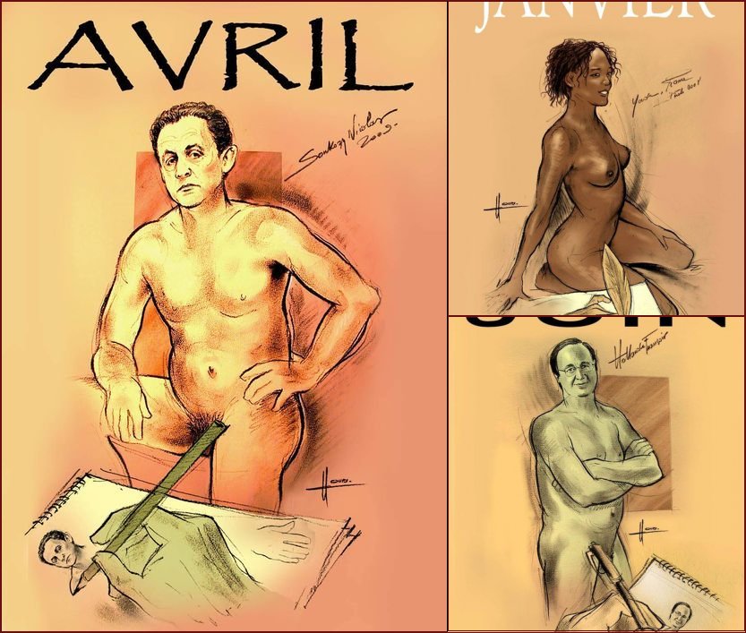 2009 Calendar with nude French politicians - 20090130