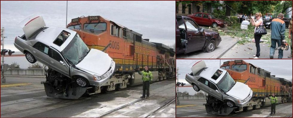 Four the most silly road accidents last year - 20090206