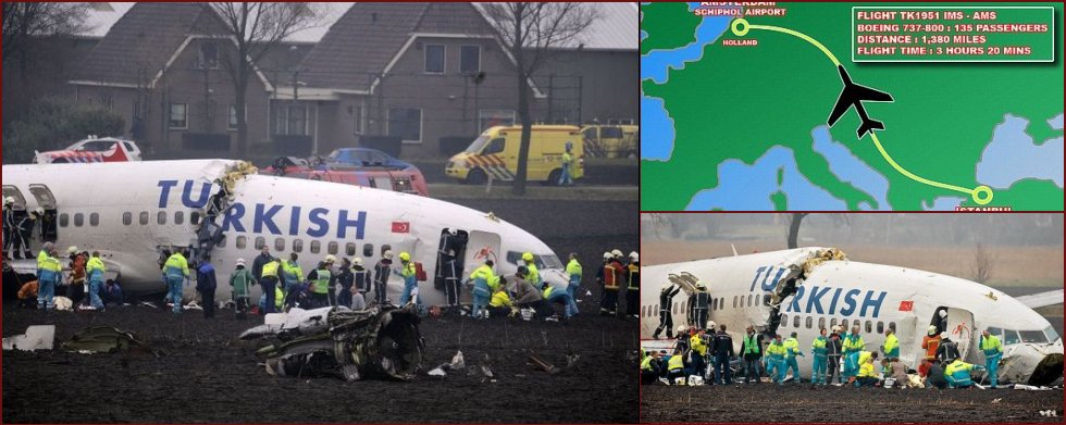 Turkish airline plane crashed in Amsterdam - 20090226