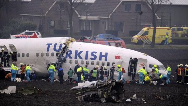Turkish airline plane crashed in Amsterdam - 04