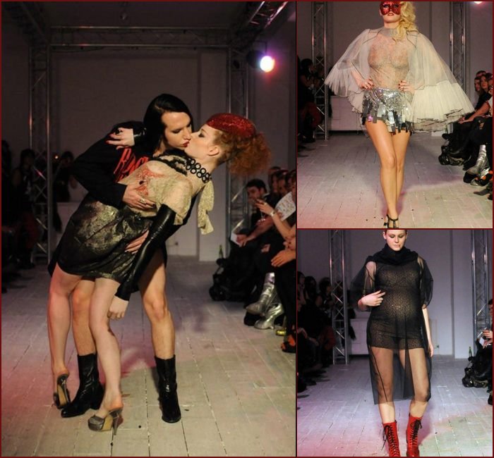 London fashion week – Gothique garments - 20090227