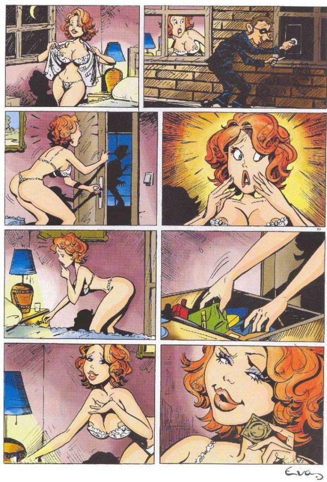 I collected this series of erotic comics and laughed a lot ) Only for adult...