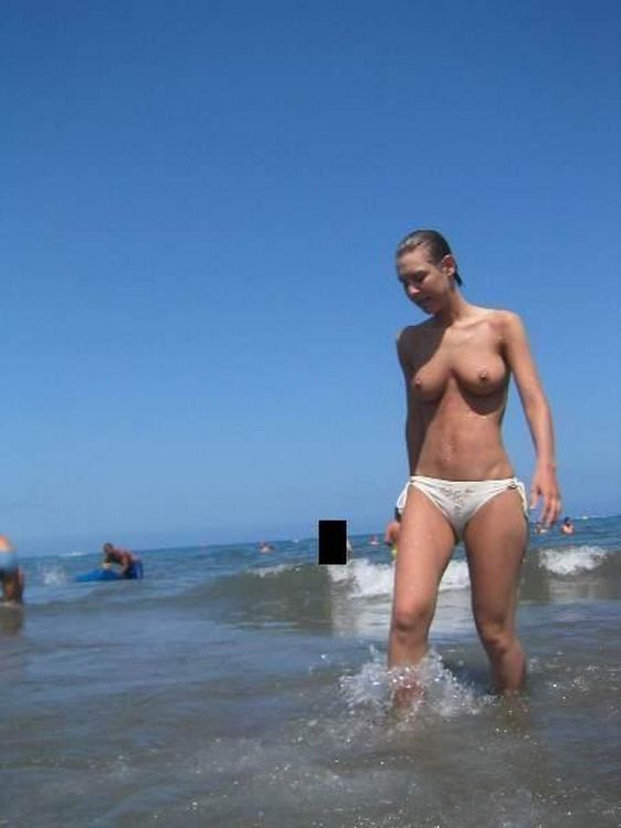 Topless girls on the beach - 08