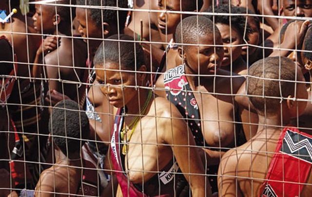 The King is seeking for a wife. 70,000 virgin maidens to dance for Swaziland’s King Mswati III - 15