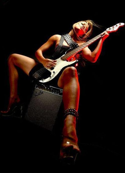 Sexy girls with guitars - 21