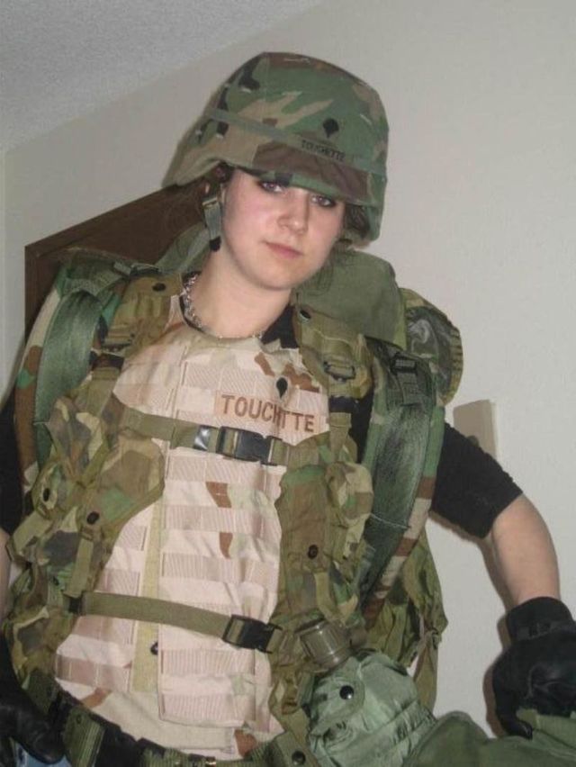 She was fired from US Marine Corps because of these photos on MySpace - 03