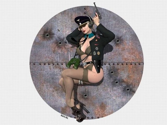 Creative, fantazy and sexy art girls in the WAR - 02