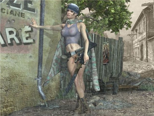 Creative, fantazy and sexy art girls in the WAR - 07