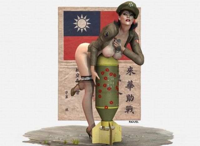 Creative, fantazy and sexy art girls in the WAR - 12