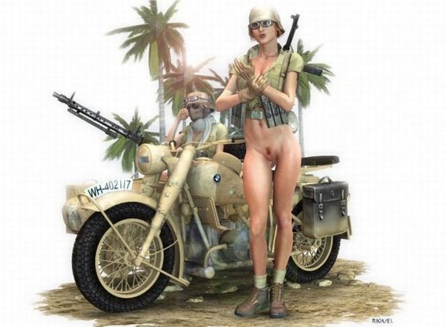 Creative, fantazy and sexy art girls in the WAR - 18