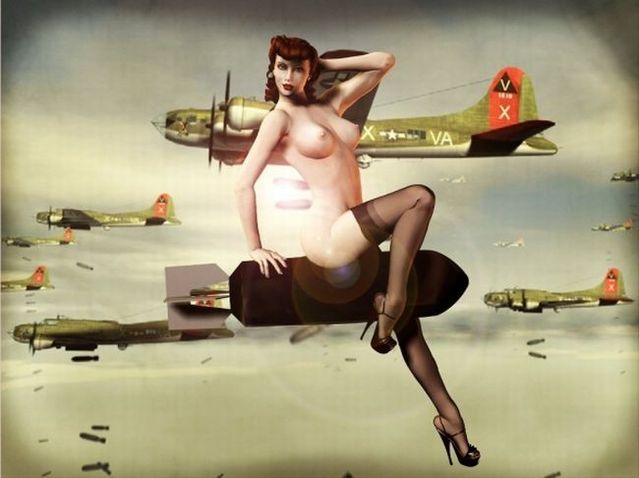 Creative, fantazy and sexy art girls in the WAR - 21