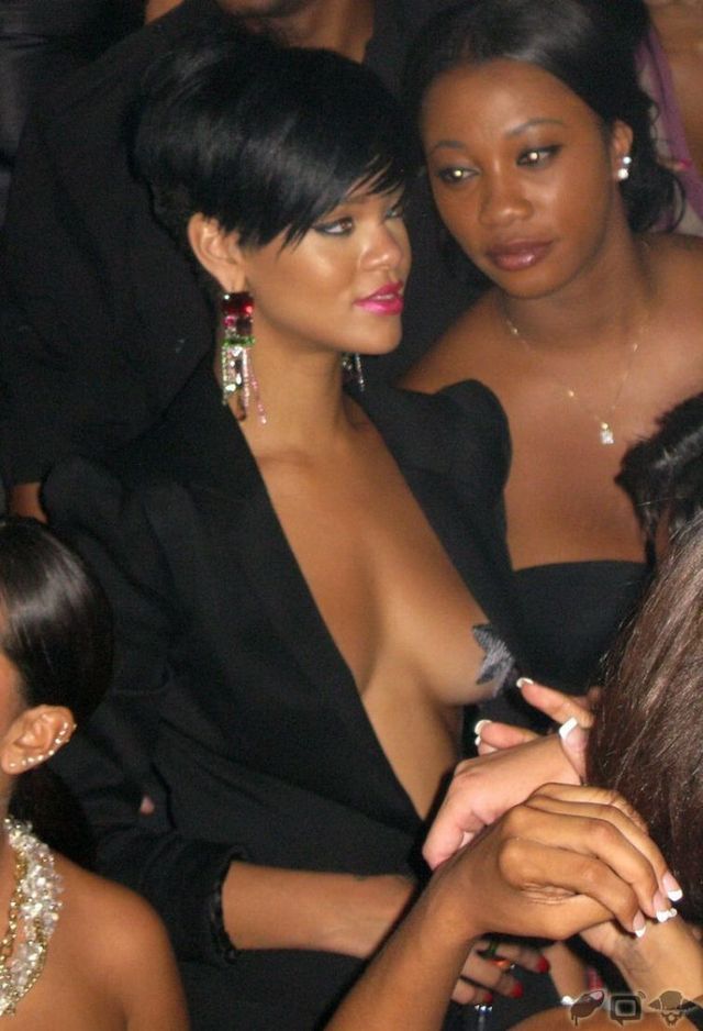 Stars on Rihanna’s tits - 06