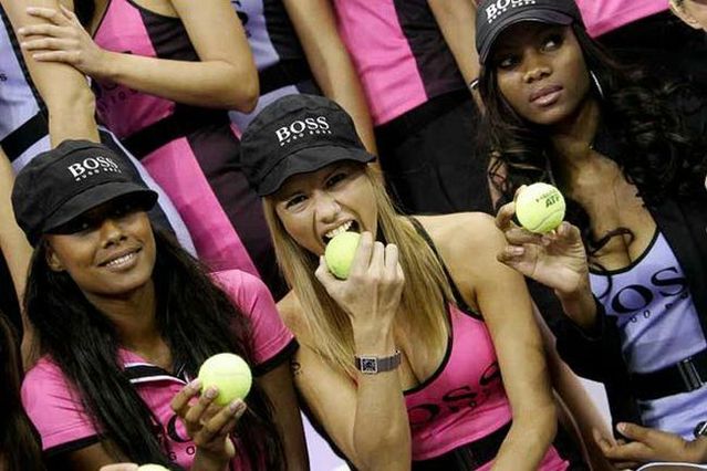 Madrid ballgirls. I think I start to love tennis)) - 00