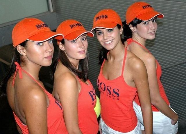Madrid ballgirls. I think I start to love tennis)) - 05