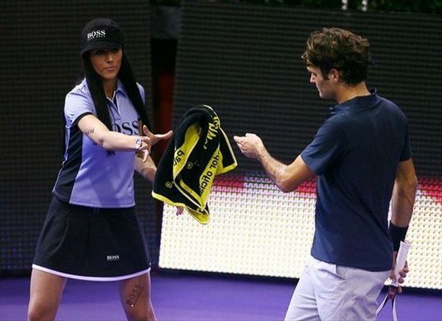 Madrid ballgirls. I think I start to love tennis)) - 30
