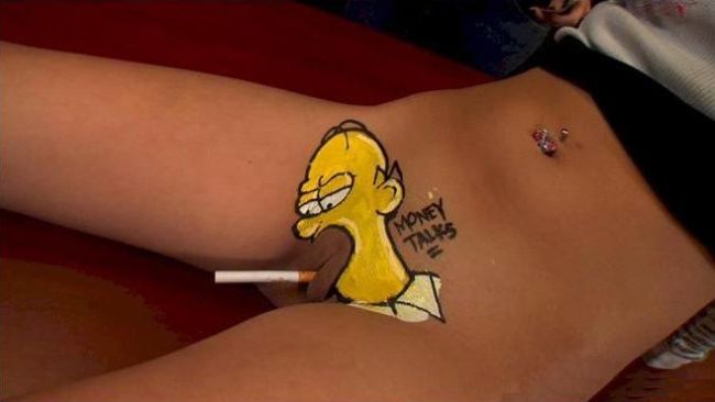 The most cool drawing of Homer Simpson - 12