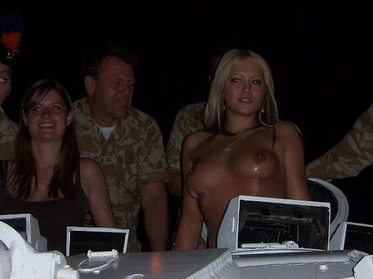 Tank with Jacuzzi. The blonde is really good - 10