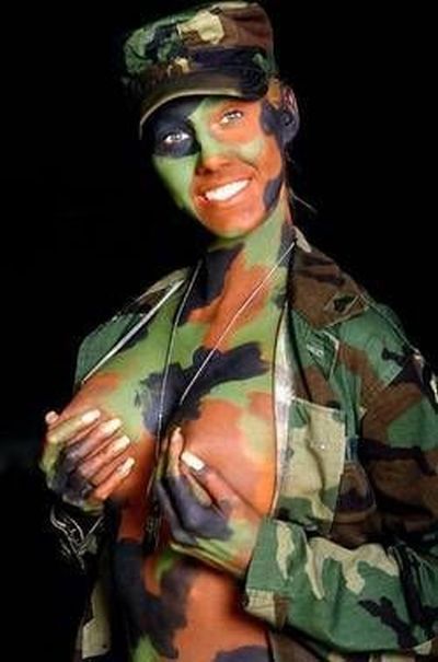 Girls in camouflage - this is very hot - 01