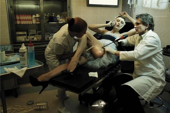Horrible photo shoot on plastic surgery by famous photographer Steven Meisel - 05