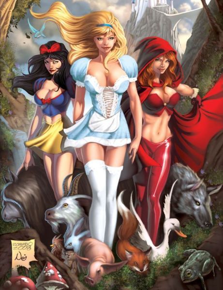 Sexy fairy tales. Who said that fairy tales should be only for children? - 00