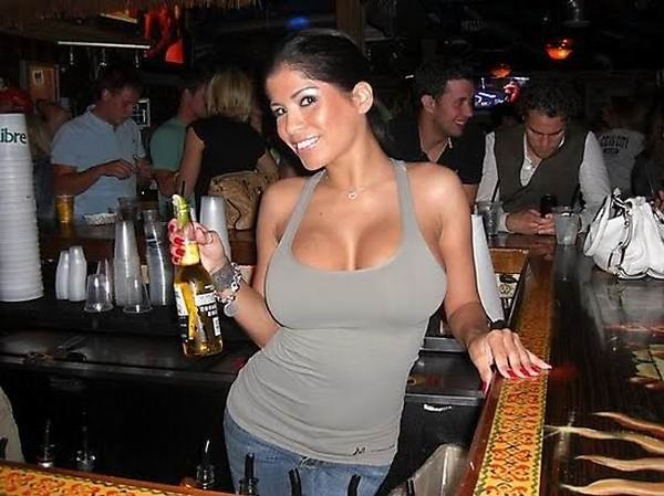 Sexy bartender girl - 00