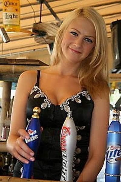 Sexy bartender girl - 07