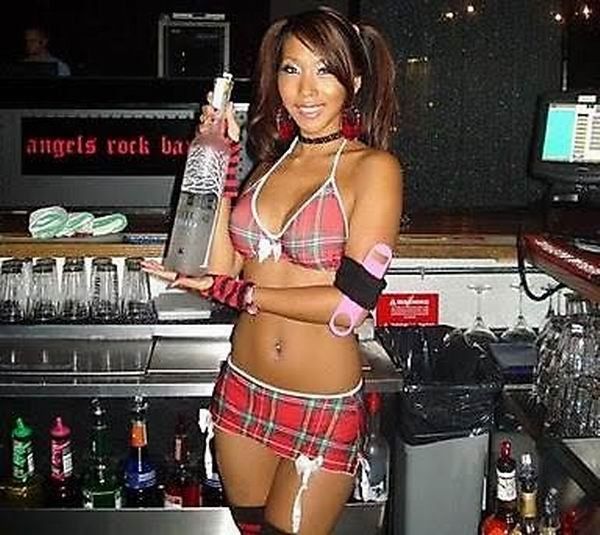 Sexy bartender girl - 10