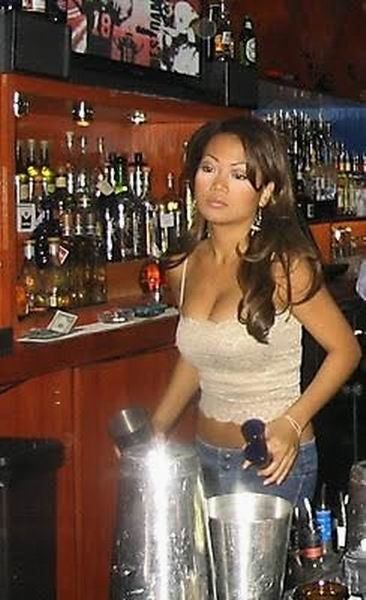 Sexy bartender girl - 12