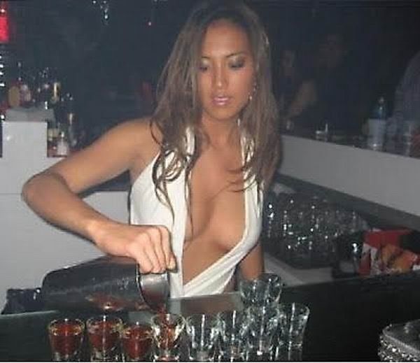 Sexy bartender girl - 21