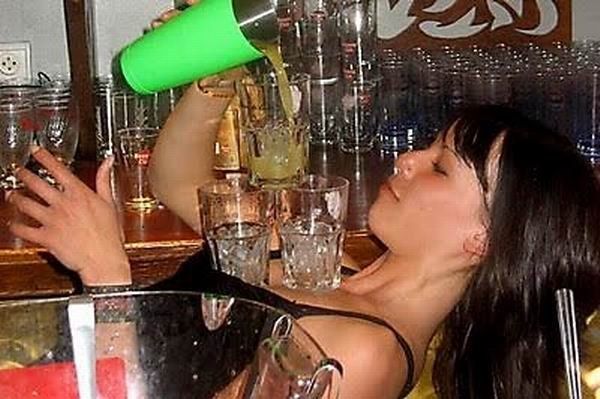 Sexy bartender girl - 22