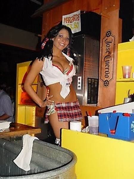 Sexy bartender girl - 23