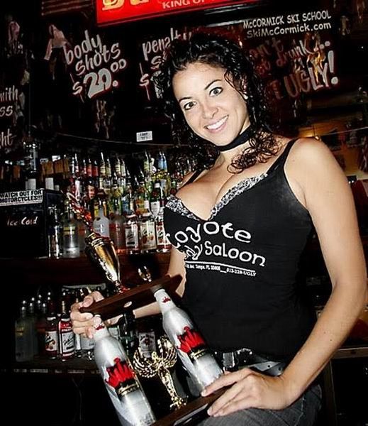 Sexy bartender girl - 28