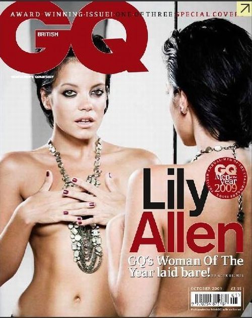 Lily Allen put her clothes off for GQ Magazine - 01