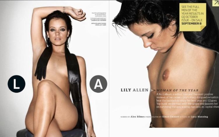 Lily Allen put her clothes off for GQ Magazine - 09