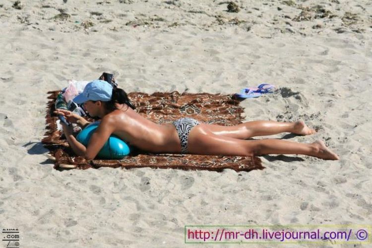 Ukrainian girls on the beaches of Odessa - 01