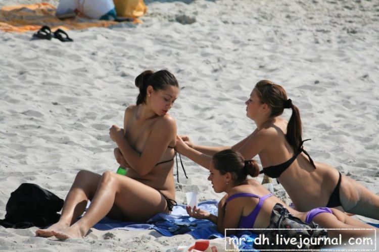 Ukrainian girls on the beaches of Odessa - 24