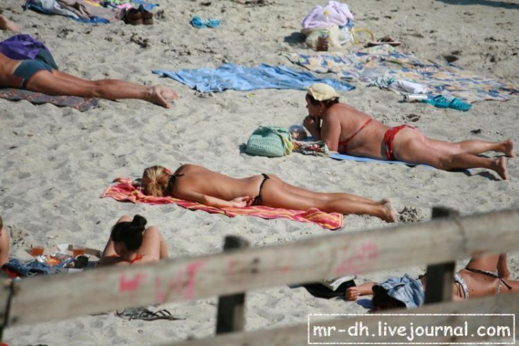 Ukrainian girls on the beaches of Odessa - 33