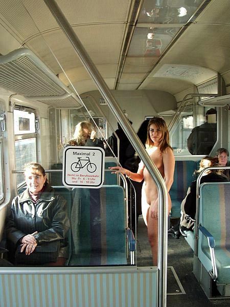Striptease in the train. I think many passengers liked it, especially men )) - 06