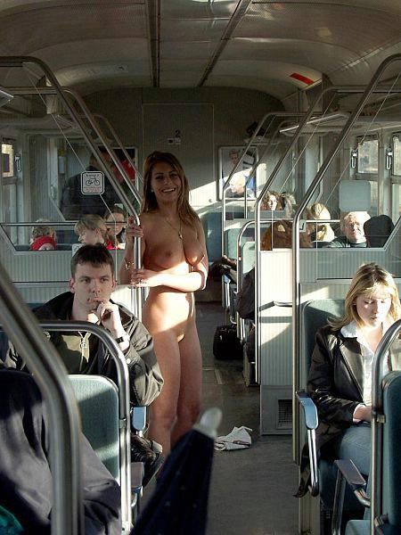 Striptease in the train. I think many passengers liked it, especially men )) - 09