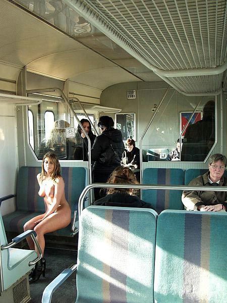 Striptease in the train. I think many passengers liked it, especially men )) - 11