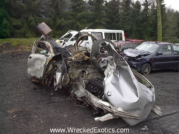 Horror. All these super cars had speed far beyond 180 km/h. Photos of accidents speak for themselves - 03