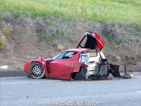 Horror. All these super cars had speed far beyond 180 km/h. Photos of accidents speak for themselves - 07