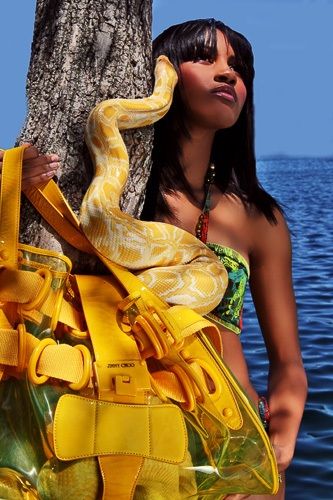 Adrenaline. Sexy babe against dangerous snakes - 29