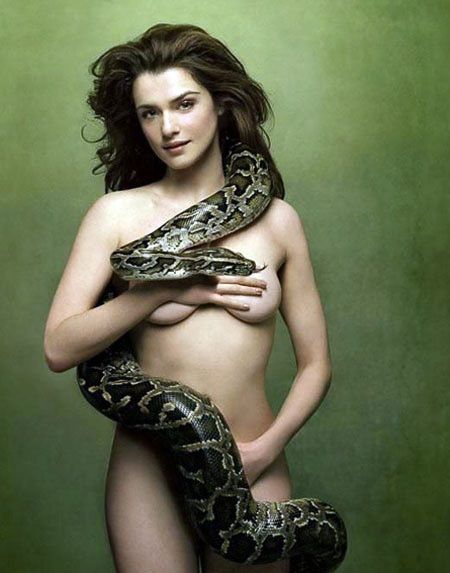 Adrenaline. Sexy babe against dangerous snakes - 72
