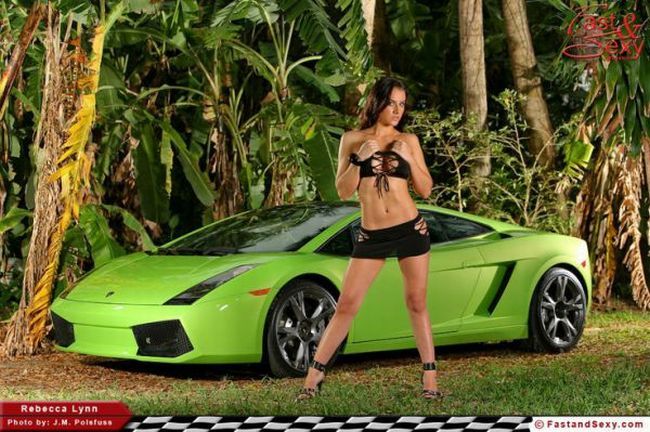 Lamborghini - the perfect car for hot photo sessions - 12